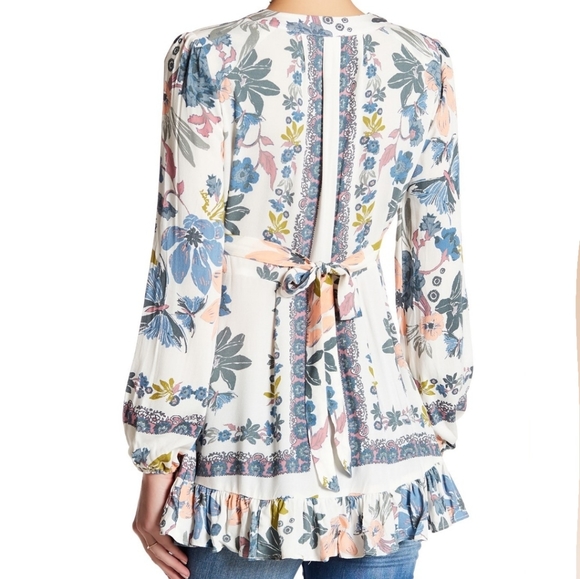 Free People printed floral tunic 🦋 - Picture 5 of 7